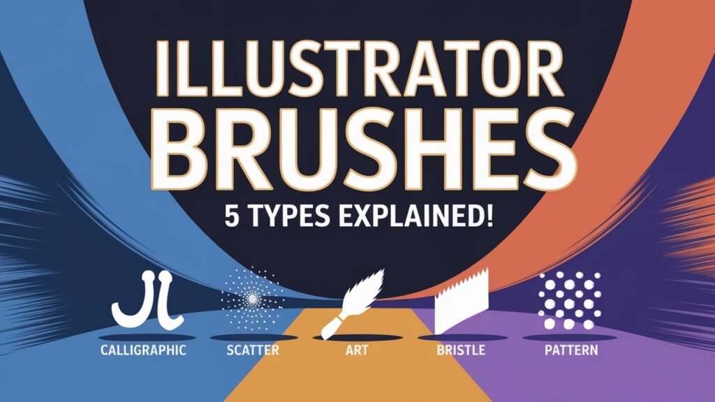 5 Types of Brushes in Adobe Illustrator Explained