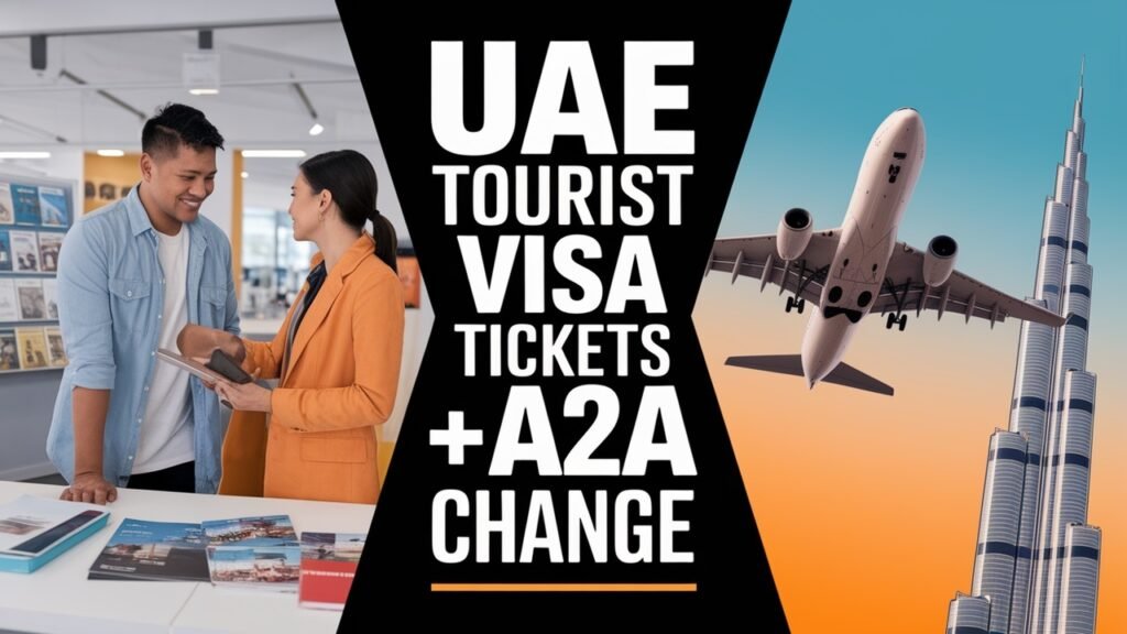 A2A Visa Change,UAE Tourist Visa